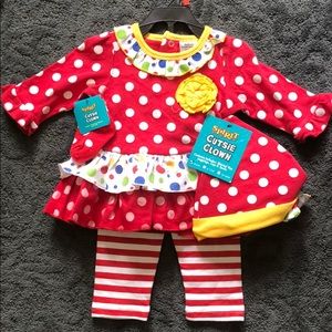 NWT 0-6month Spirit Halloween Cutsie Clown costume
